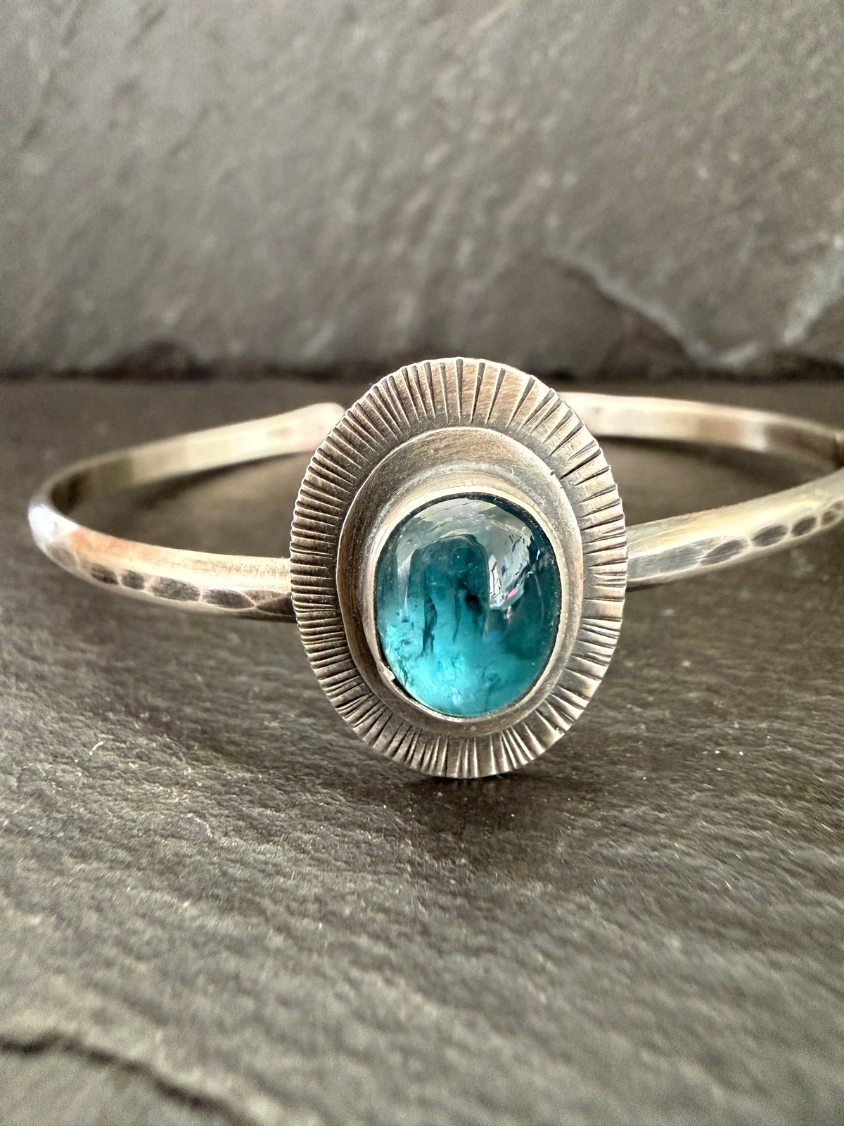 Blue Kyanite Bangle