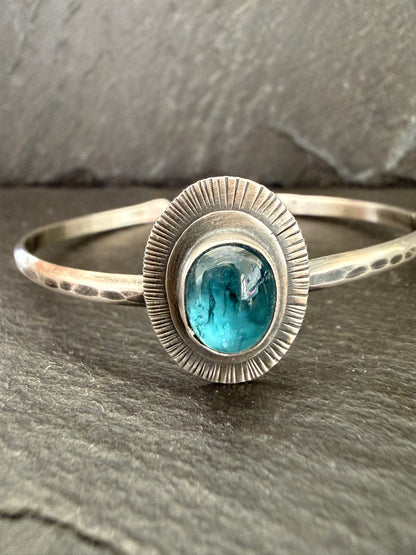 Blue Kyanite Bangle
