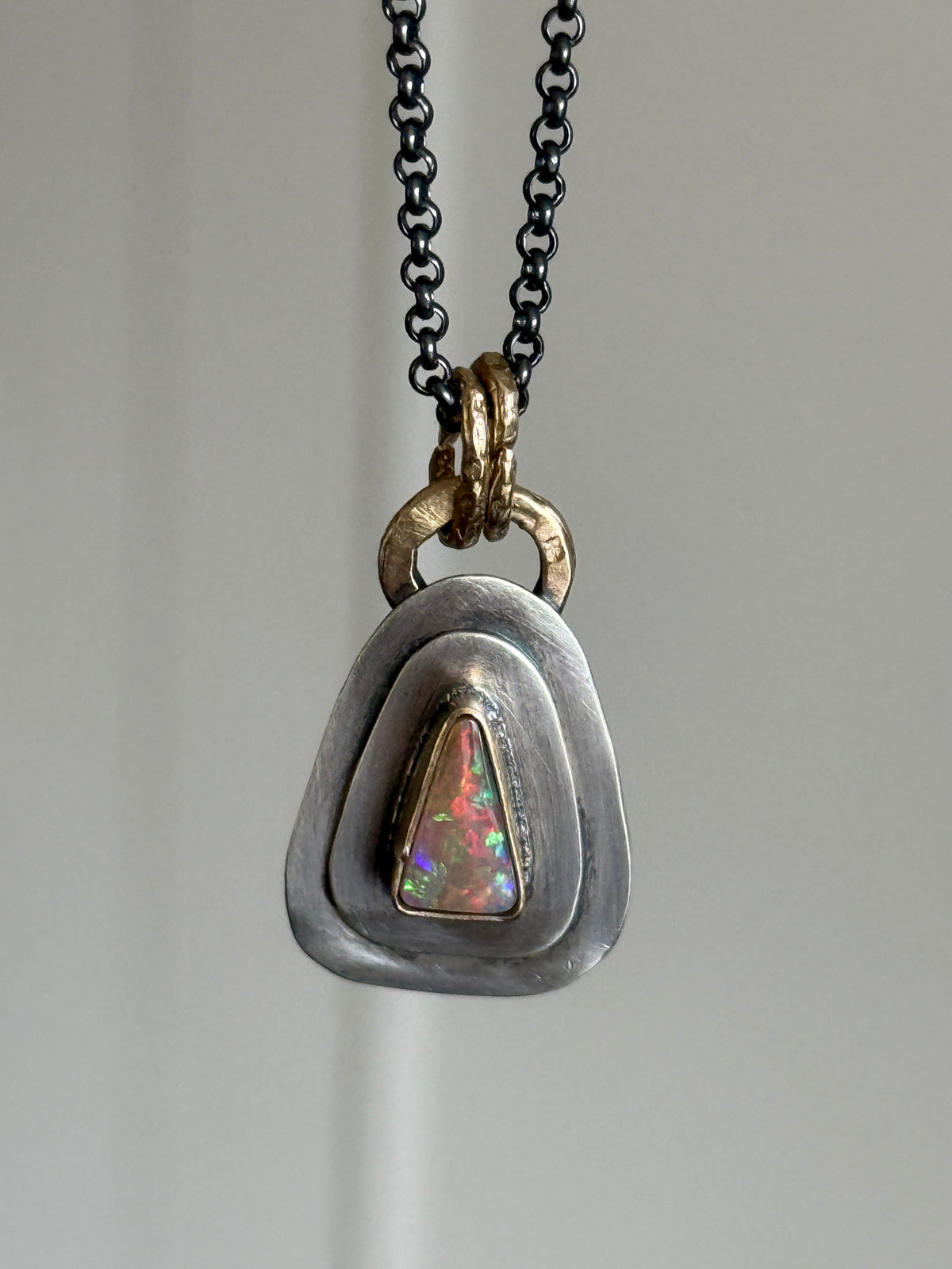 Dainty Opal Pendant