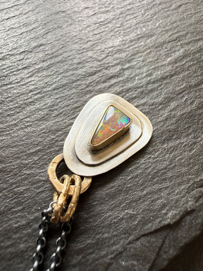 Dainty Opal Pendant