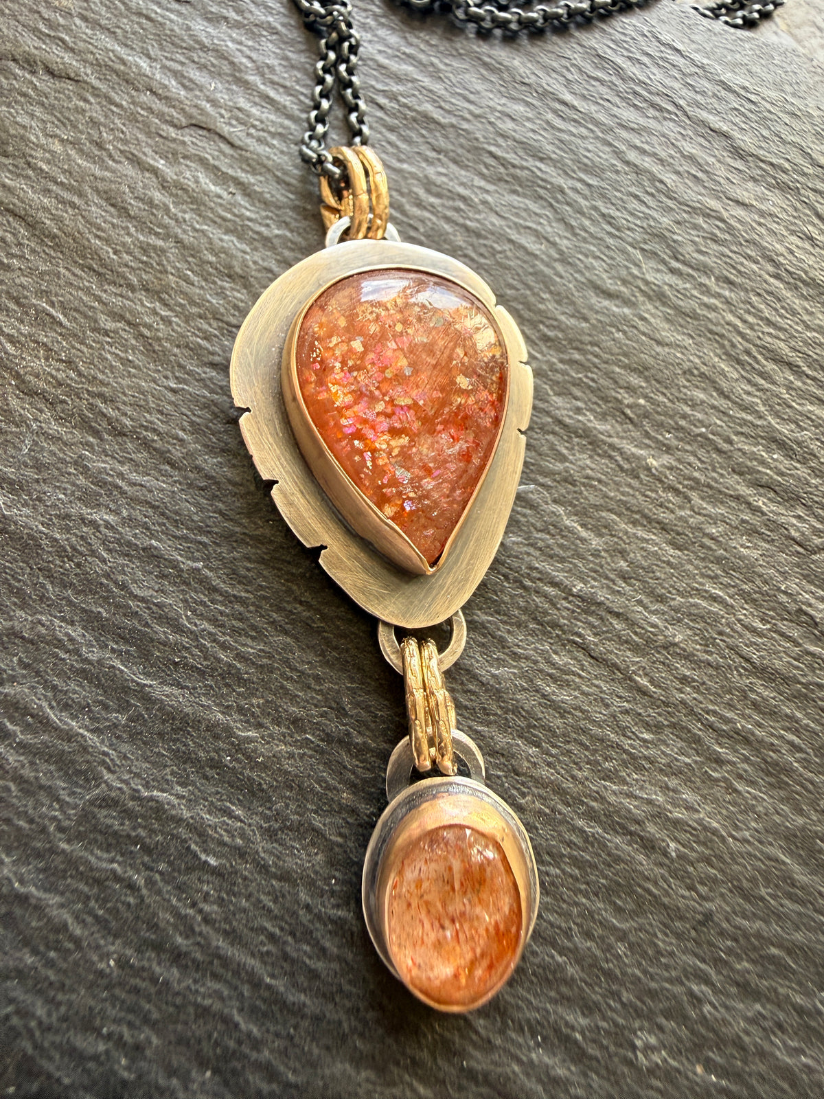Confetti Sunstone Pendant