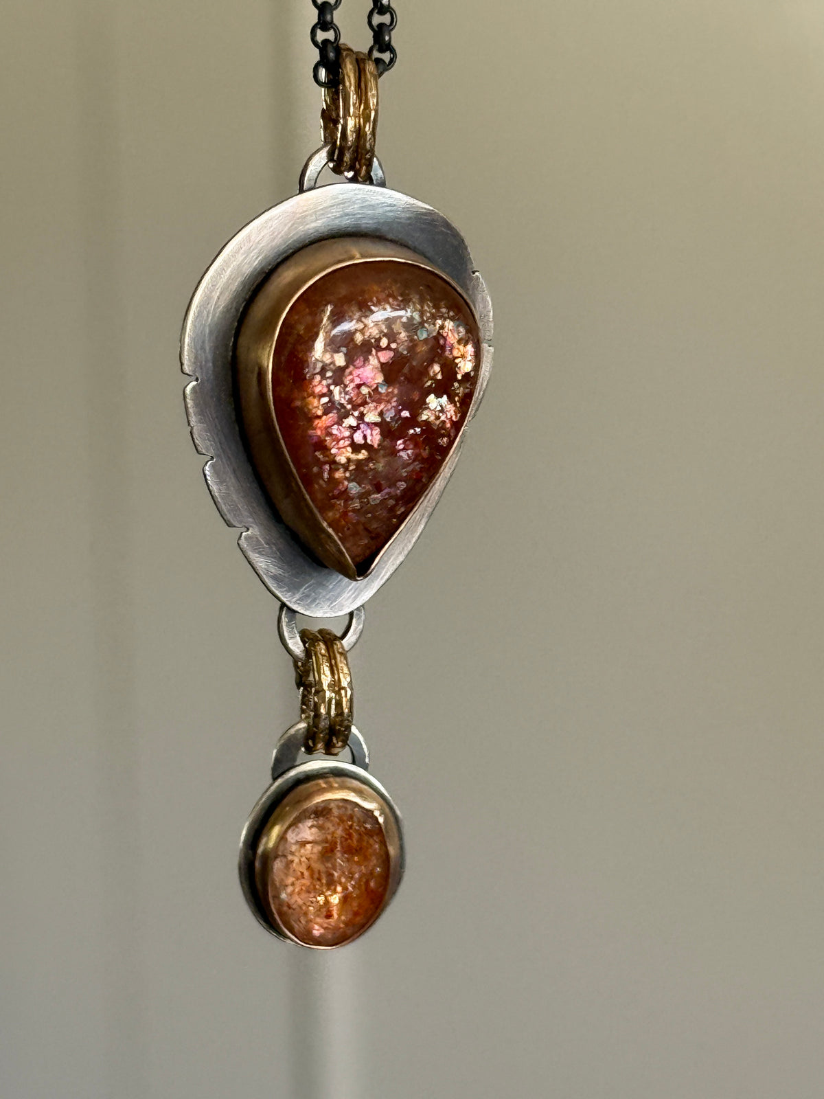 Confetti Sunstone Pendant