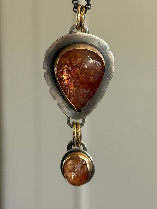 Confetti Sunstone Pendant