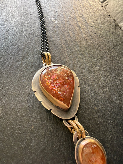Confetti Sunstone Pendant