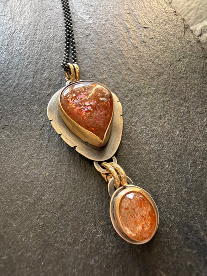 Confetti Sunstone Pendant