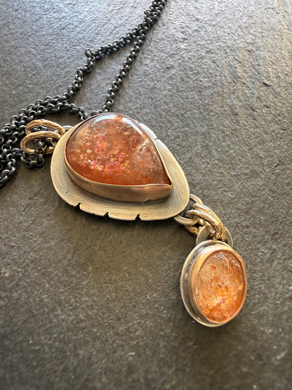 Confetti Sunstone Pendant