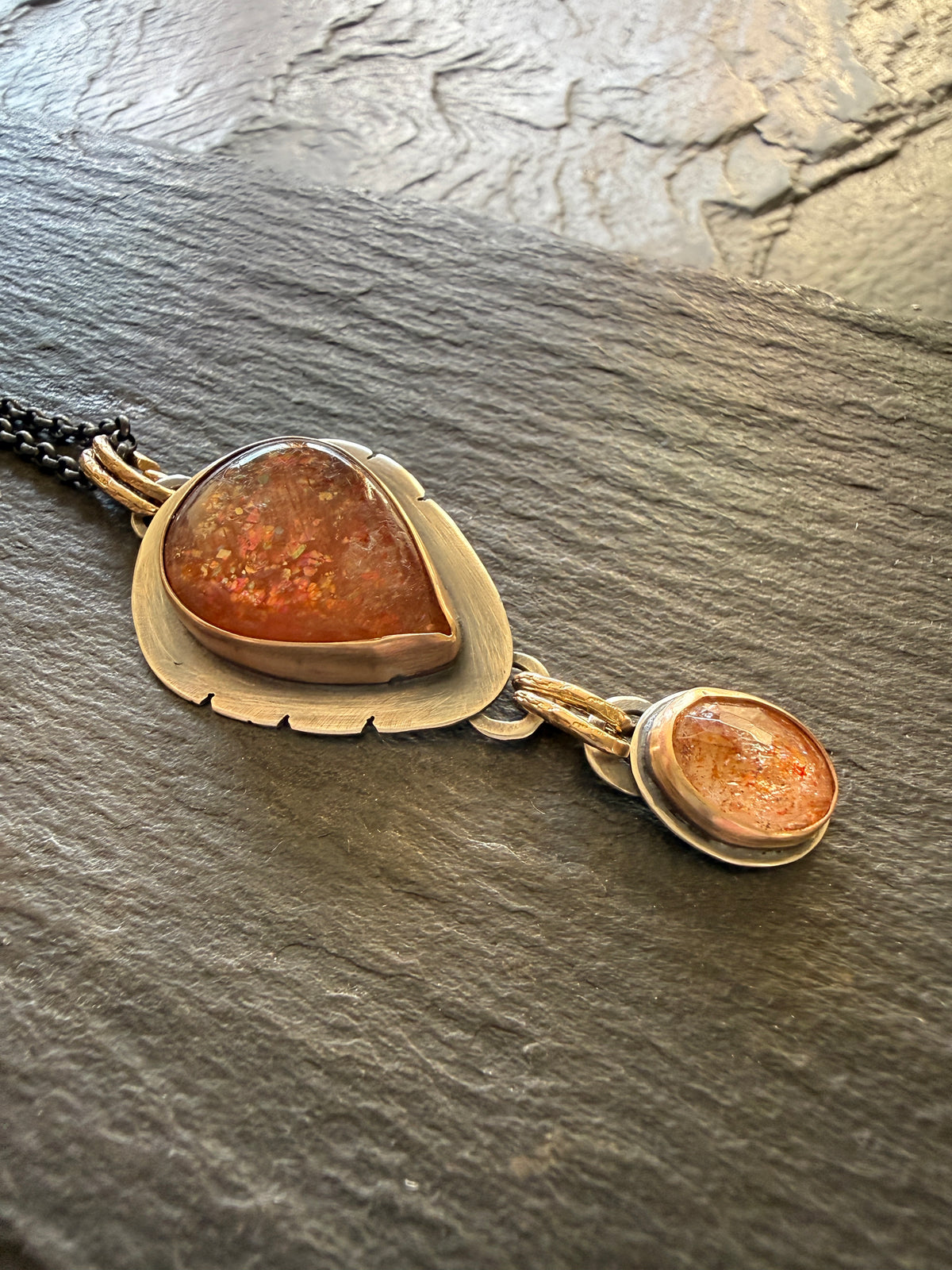 Confetti Sunstone Pendant