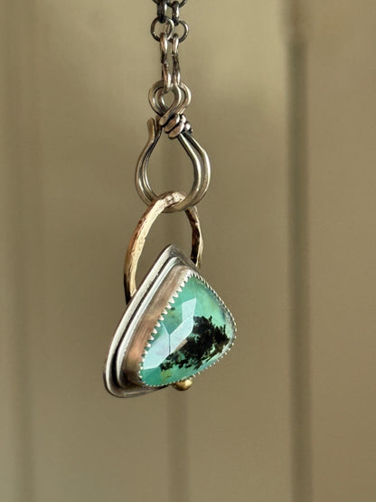 Blue Andean Opal Pendant