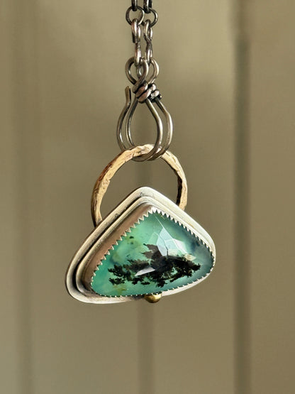 Blue Andean Opal Pendant