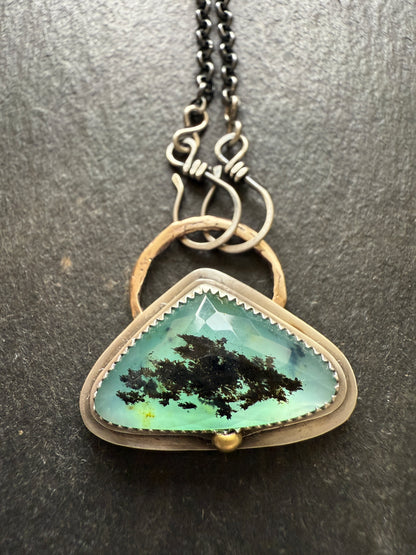 Blue Andean Opal Pendant