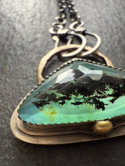 Blue Andean Opal Pendant