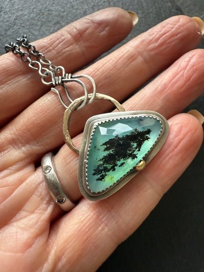 Blue Andean Opal Pendant