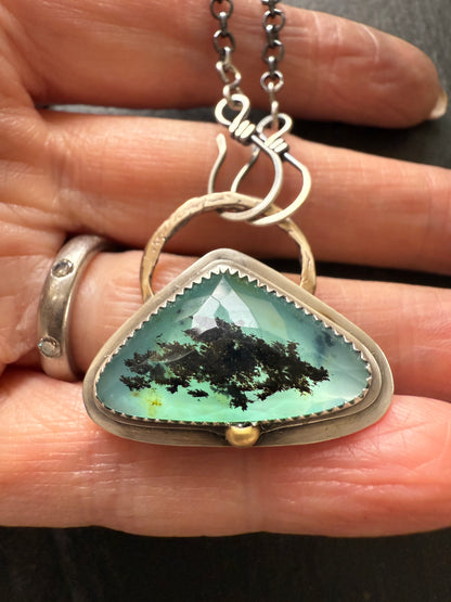 Blue Andean Opal Pendant