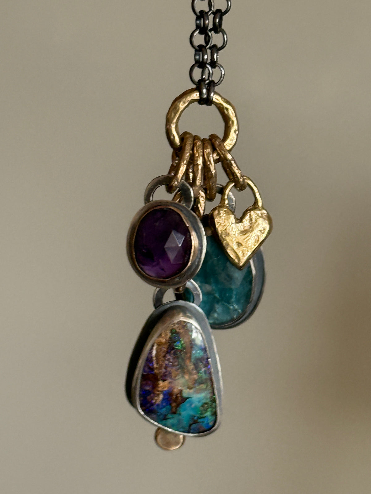 Charm Gemstone Necklace