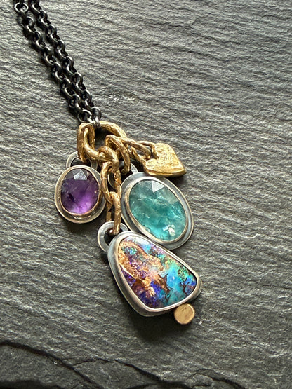 Charm Gemstone Necklace