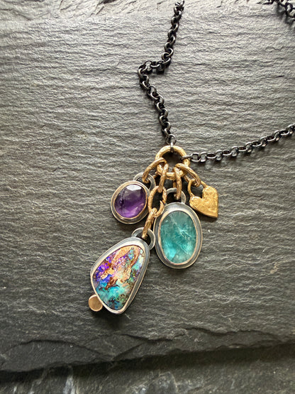 Charm Gemstone Necklace