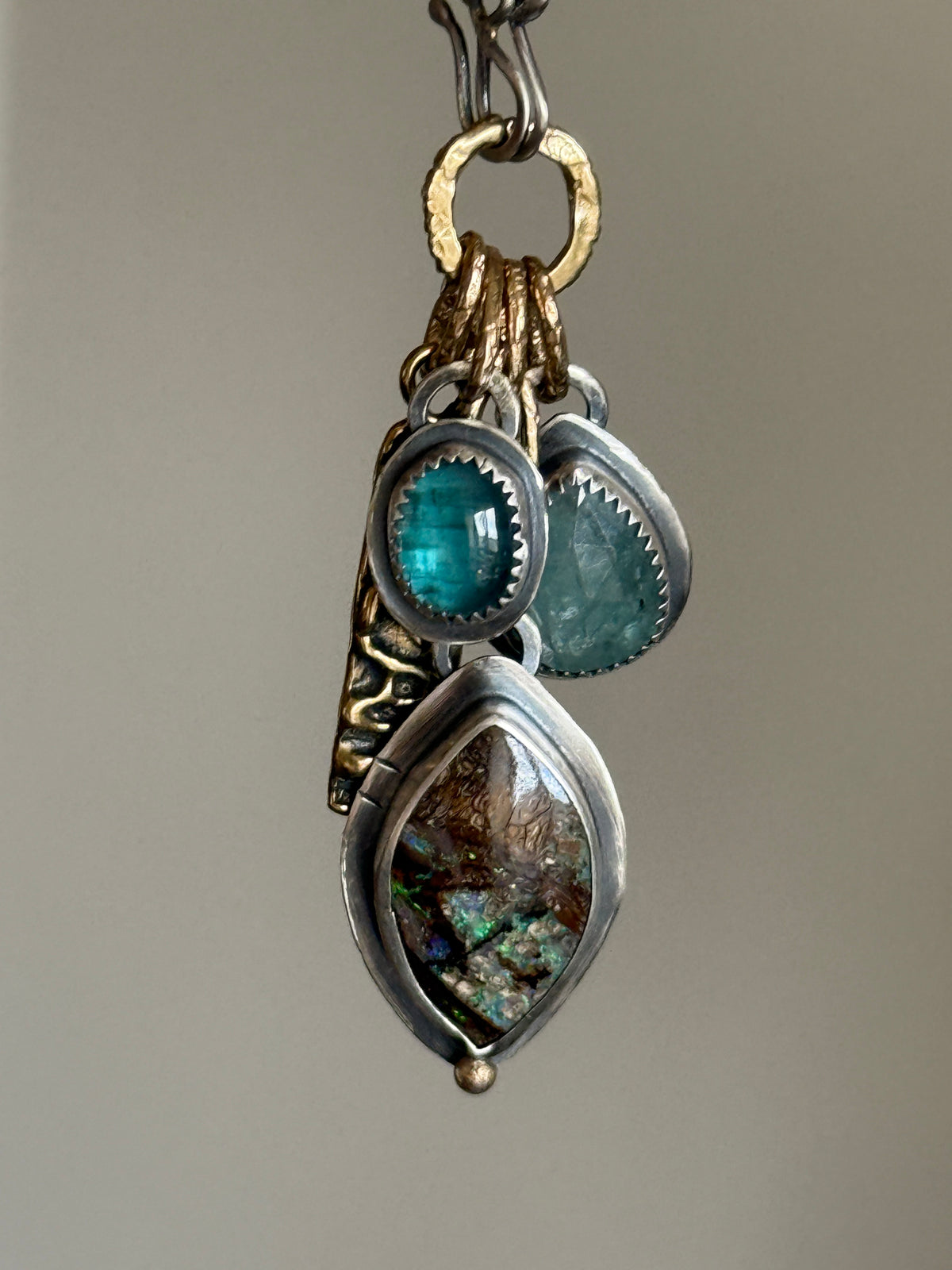 Blue Charm Necklace