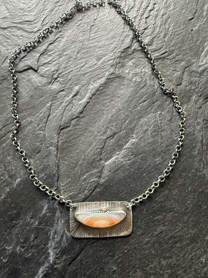 Peaches and cream Pendant Necklace
