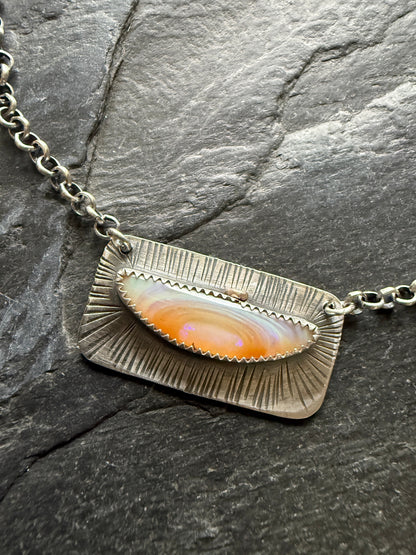 Peaches and cream Pendant Necklace