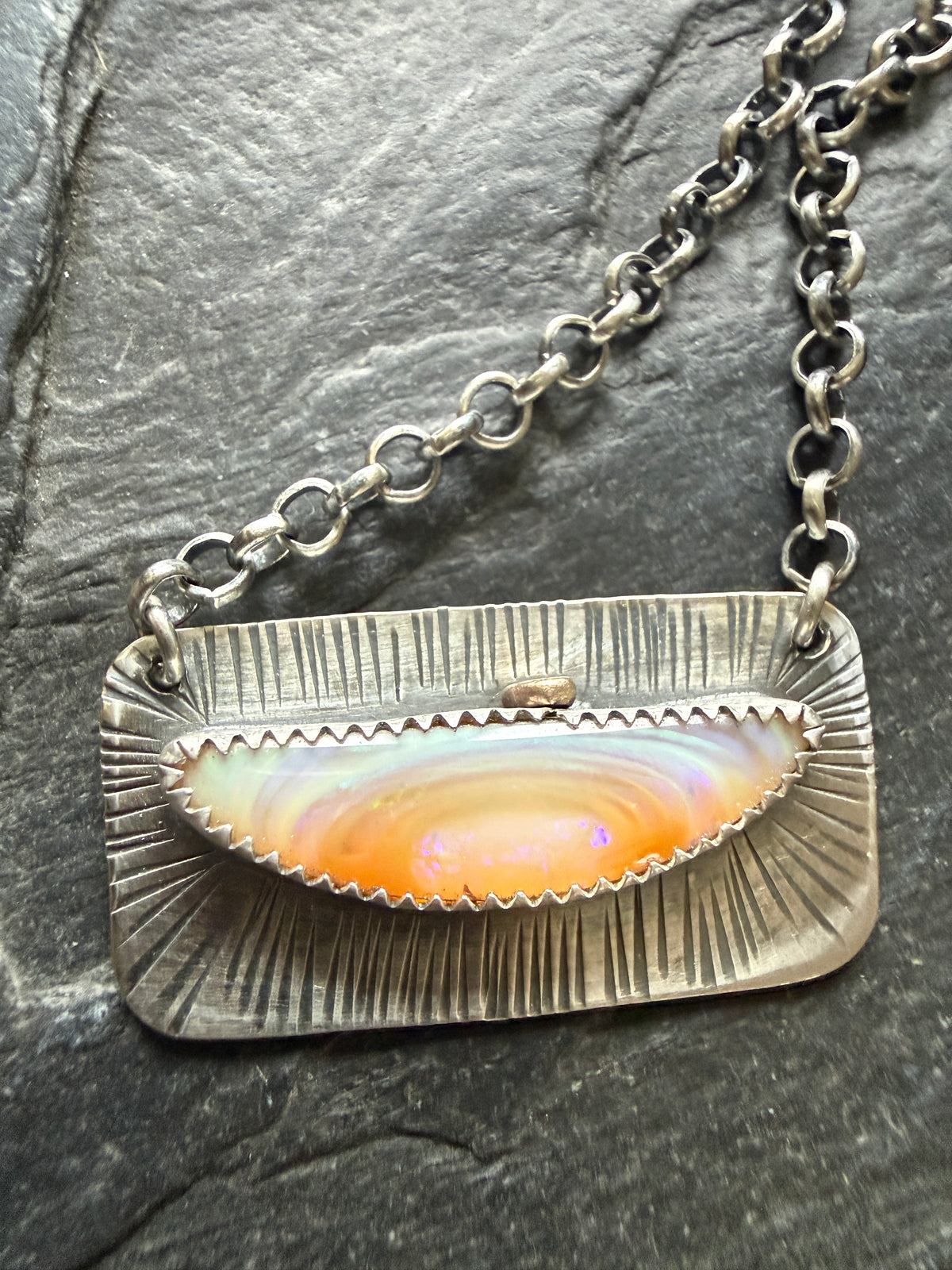 Peaches and cream Pendant Necklace