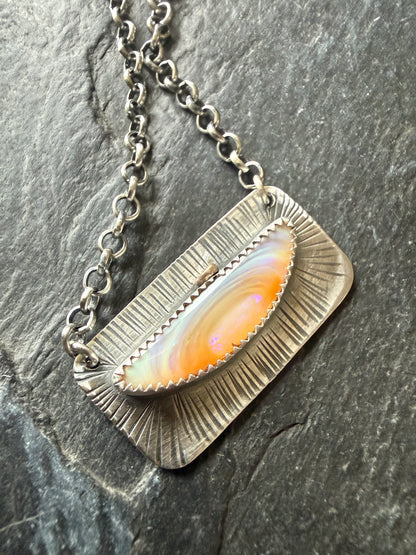 Peaches and cream Pendant Necklace