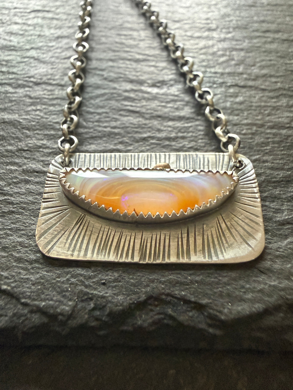 Peaches and cream Pendant Necklace