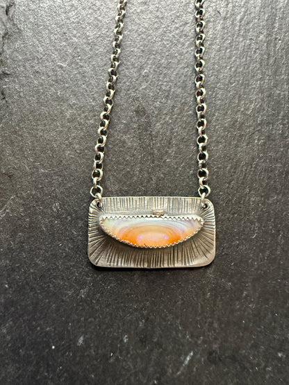 Peaches and cream Pendant Necklace