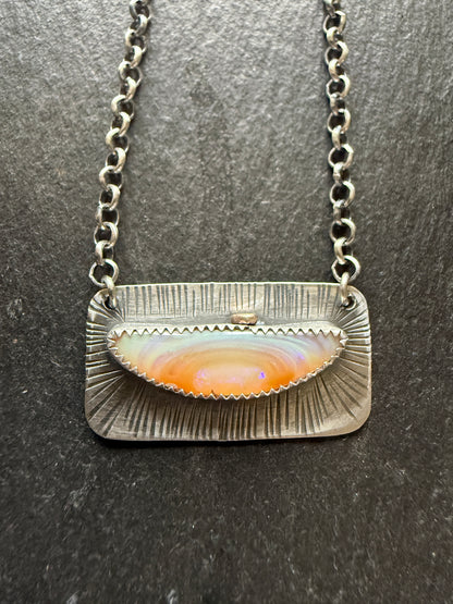 Peaches and cream Pendant Necklace