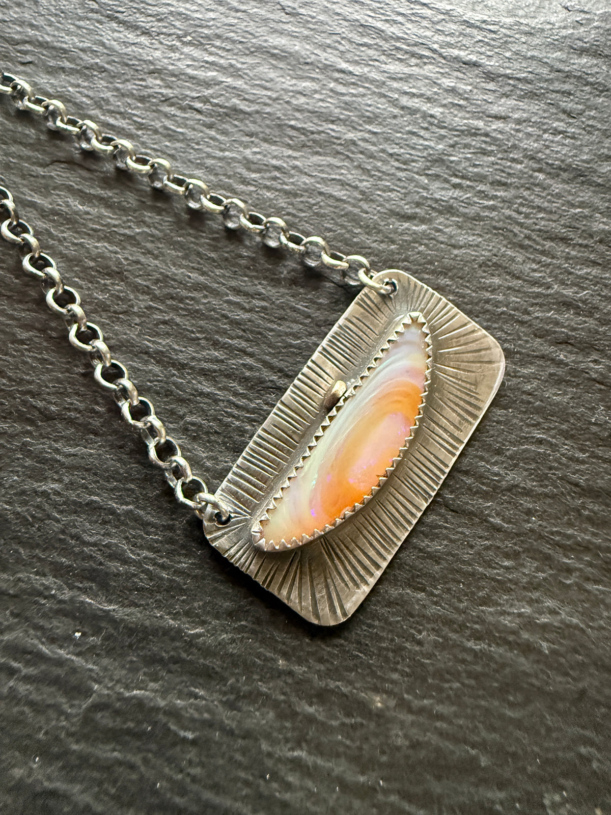 Peaches and cream Pendant Necklace