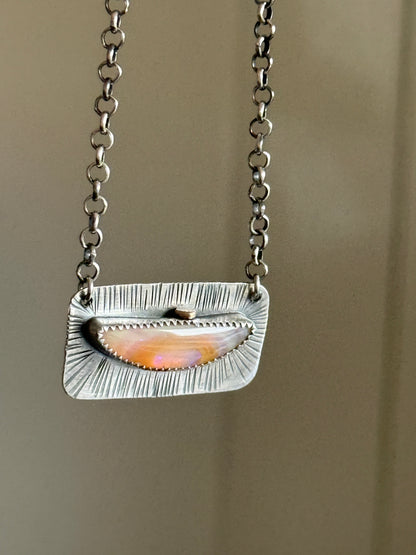 Peaches and cream Pendant Necklace