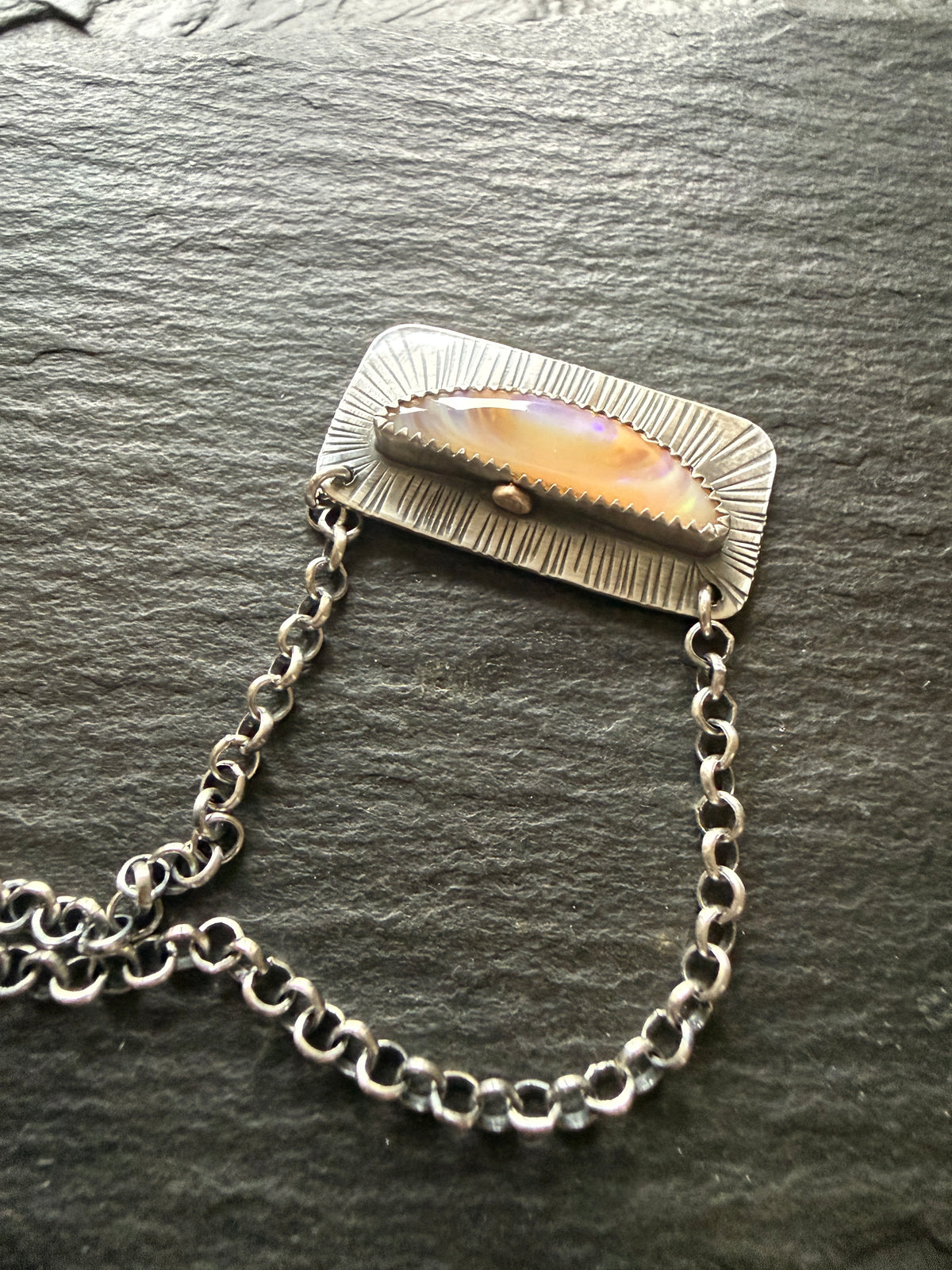 Peaches and cream Pendant Necklace