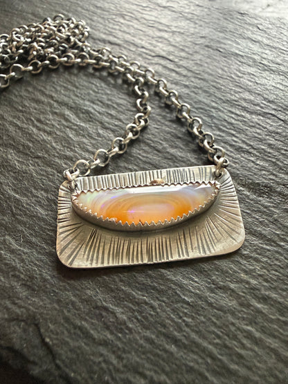 Peaches and cream Pendant Necklace