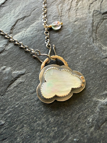 MOP Cloud Pendant Necklace