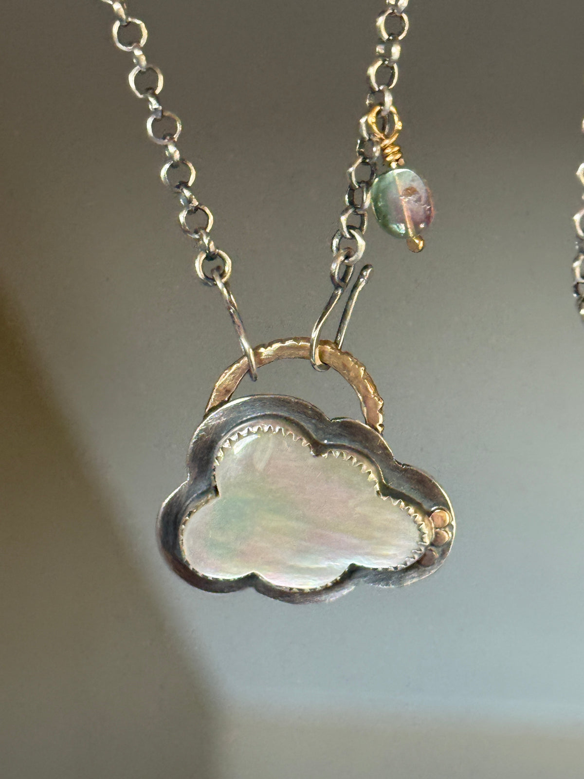 MOP Cloud Pendant Necklace