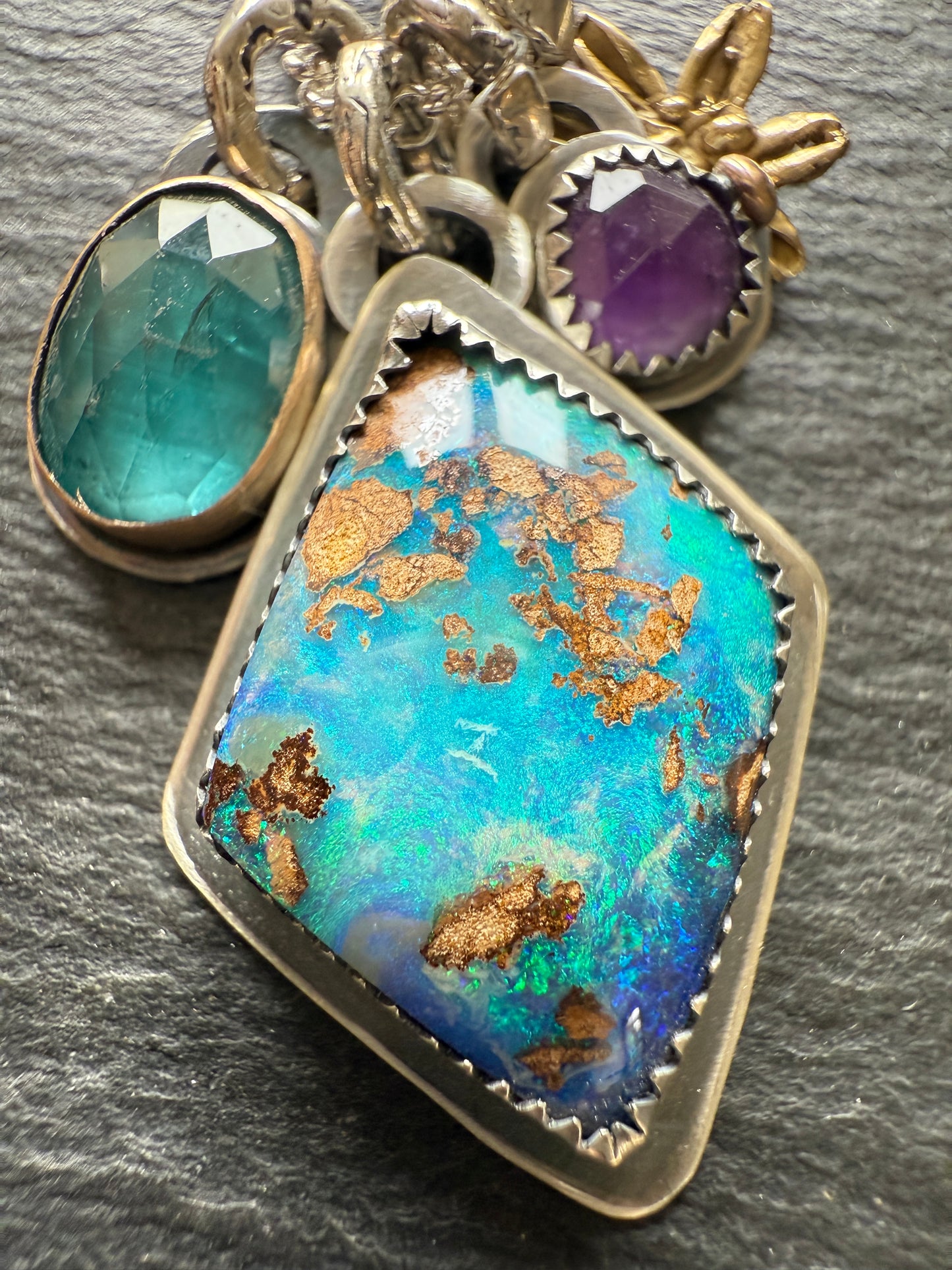 Multi Charm Pendant Necklace