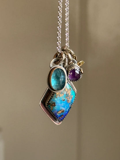 Multi Charm Pendant Necklace
