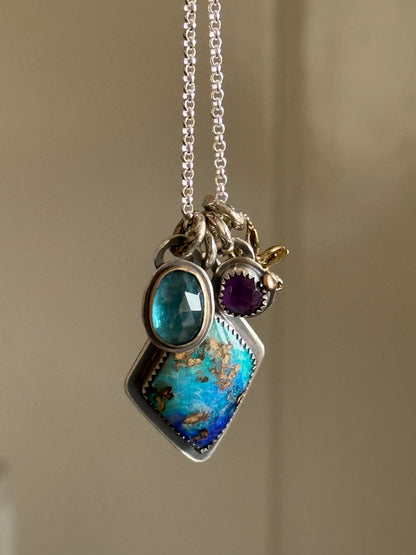 Multi Charm Pendant Necklace