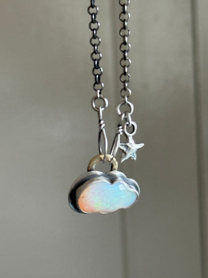 Opal Cloud Necklace