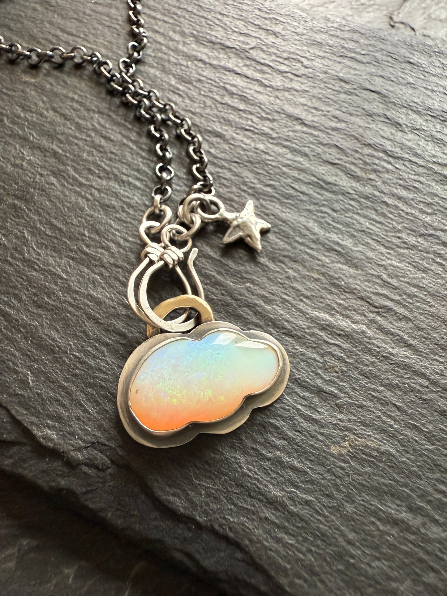 Opal Cloud Necklace