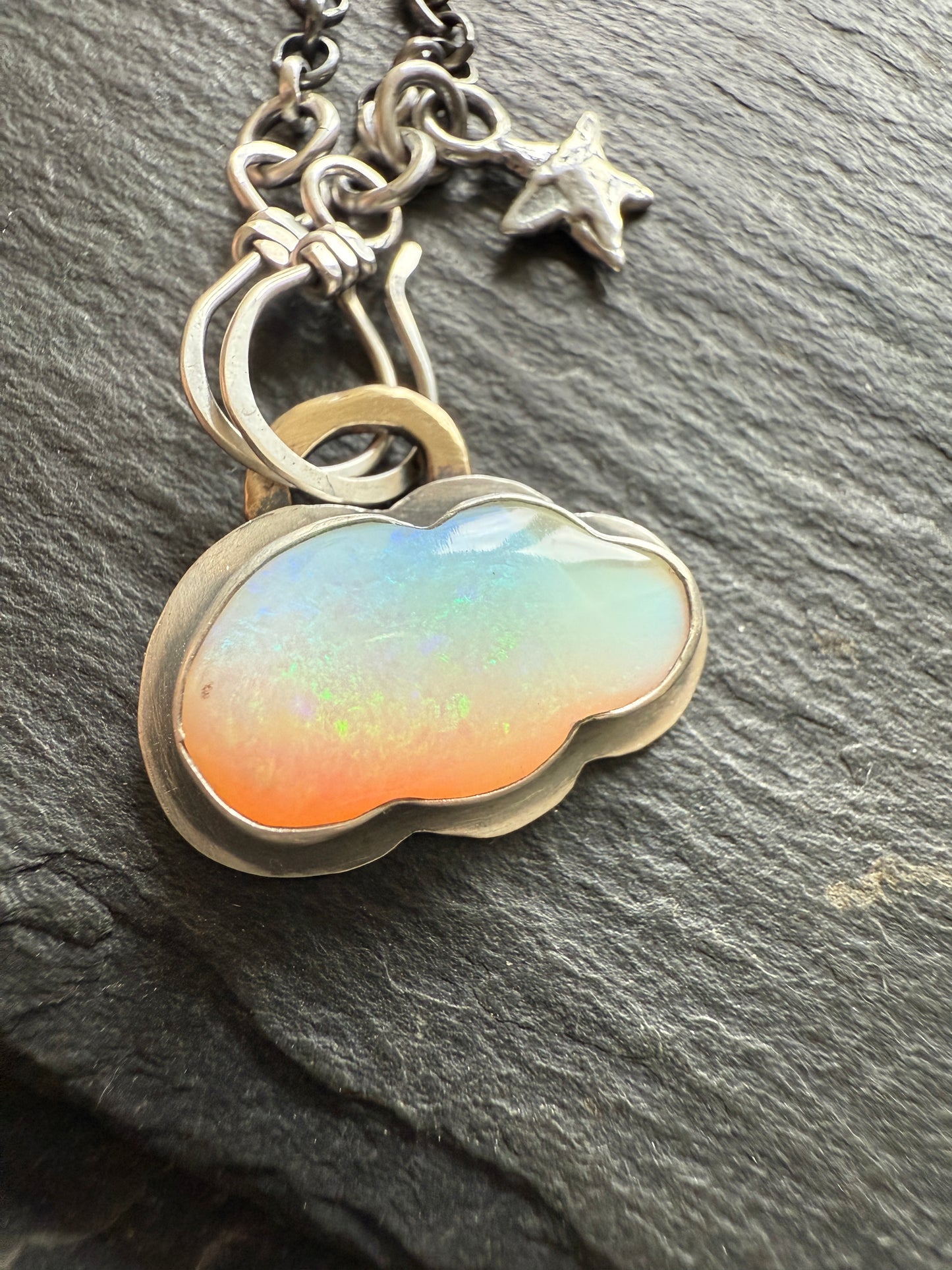 Opal Cloud Necklace