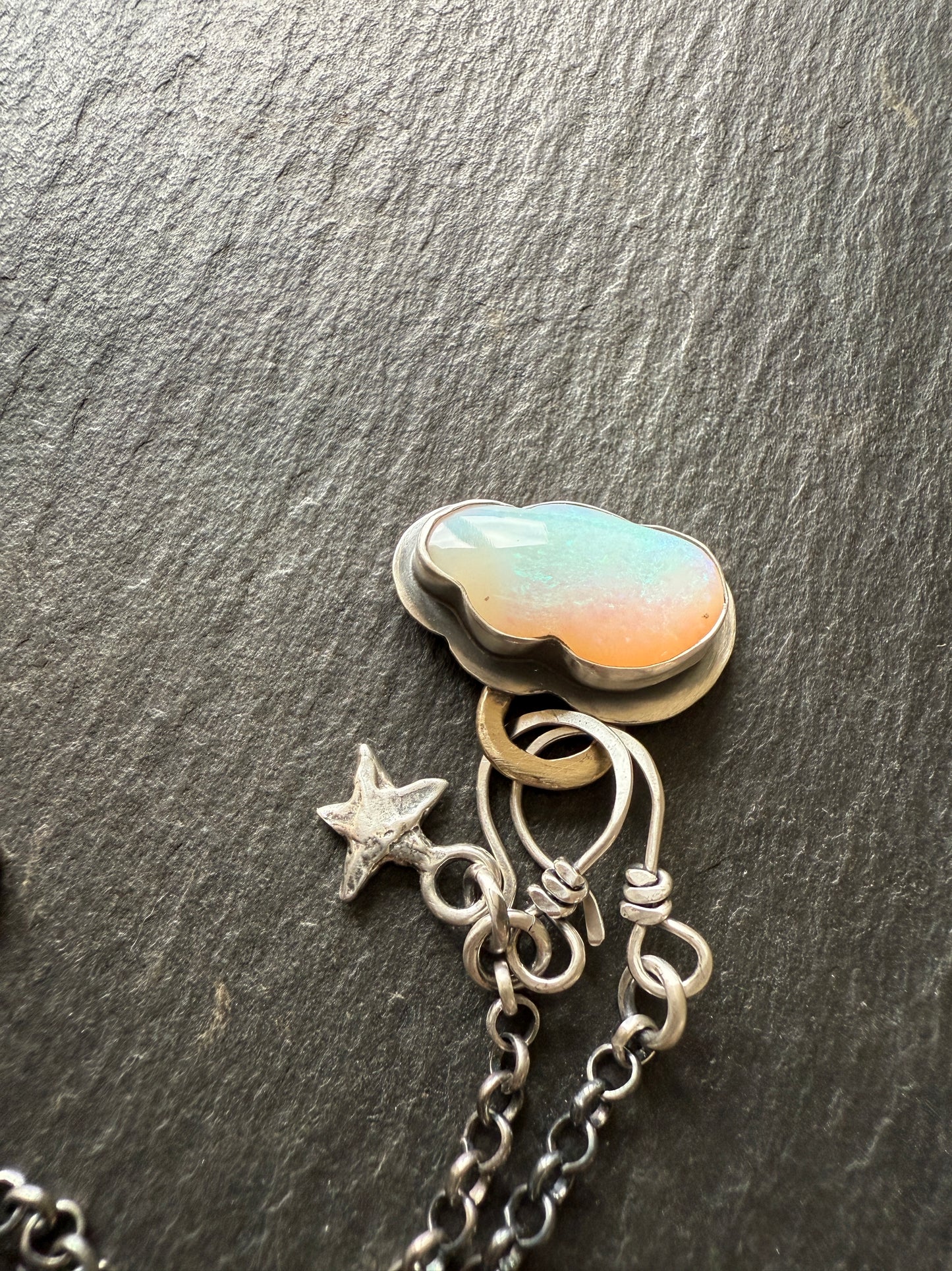 Opal Cloud Necklace