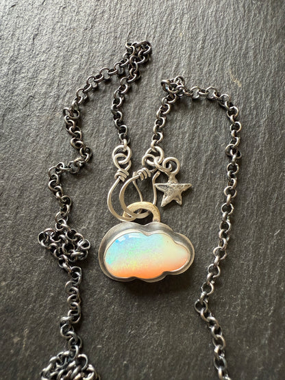 Opal Cloud Necklace
