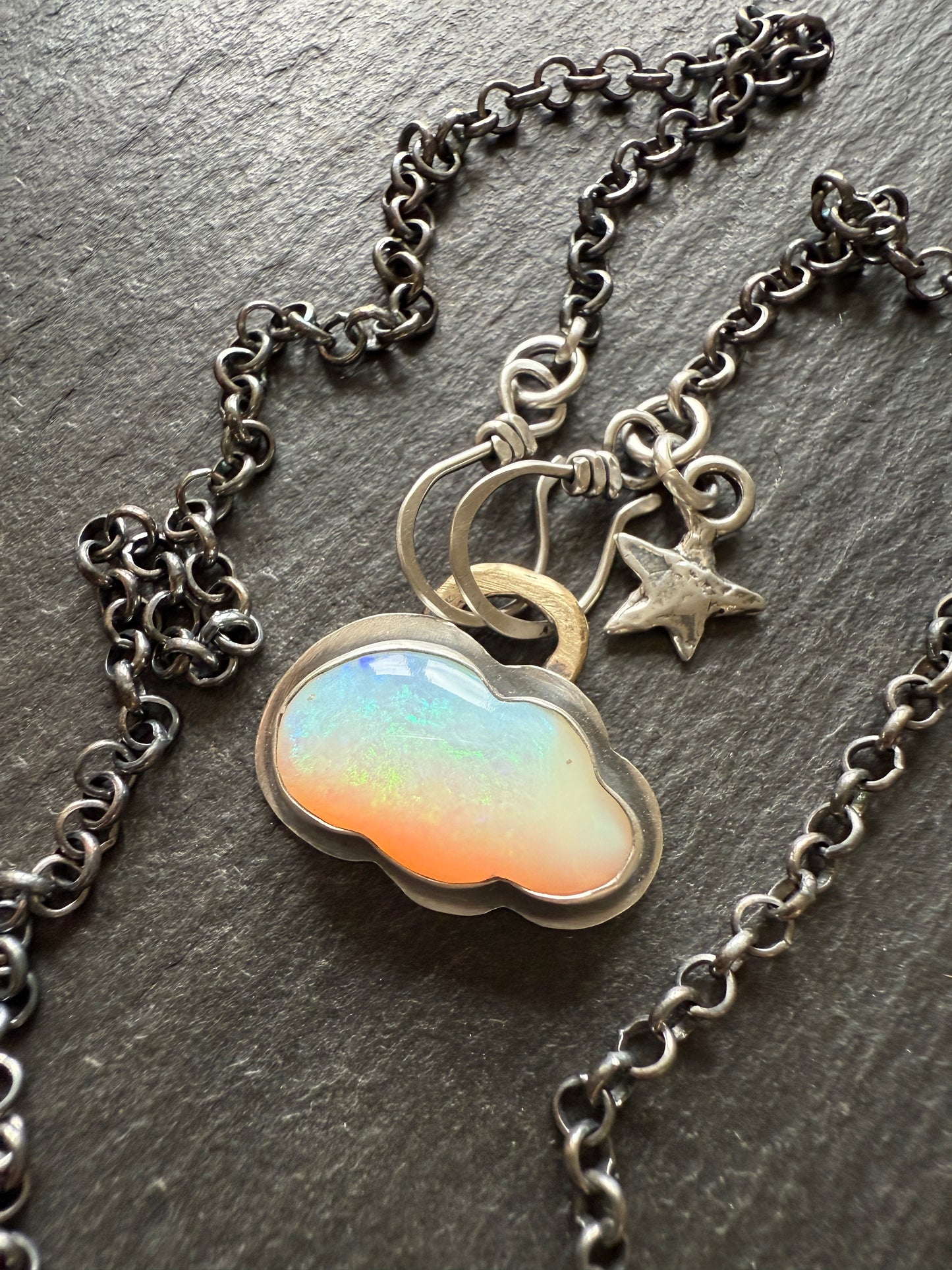 Opal Cloud Necklace