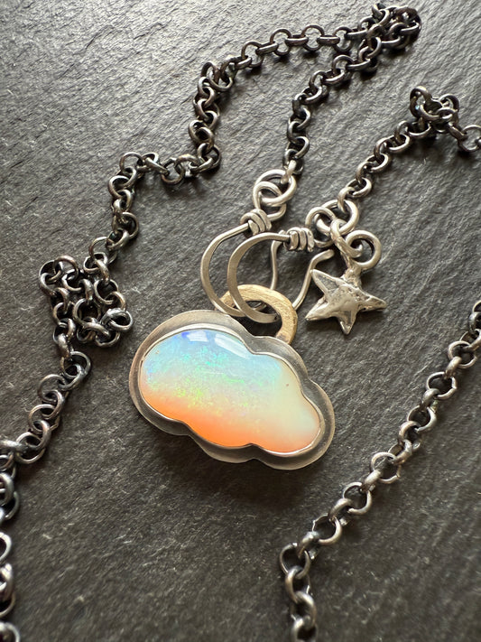 Opal Cloud Necklace