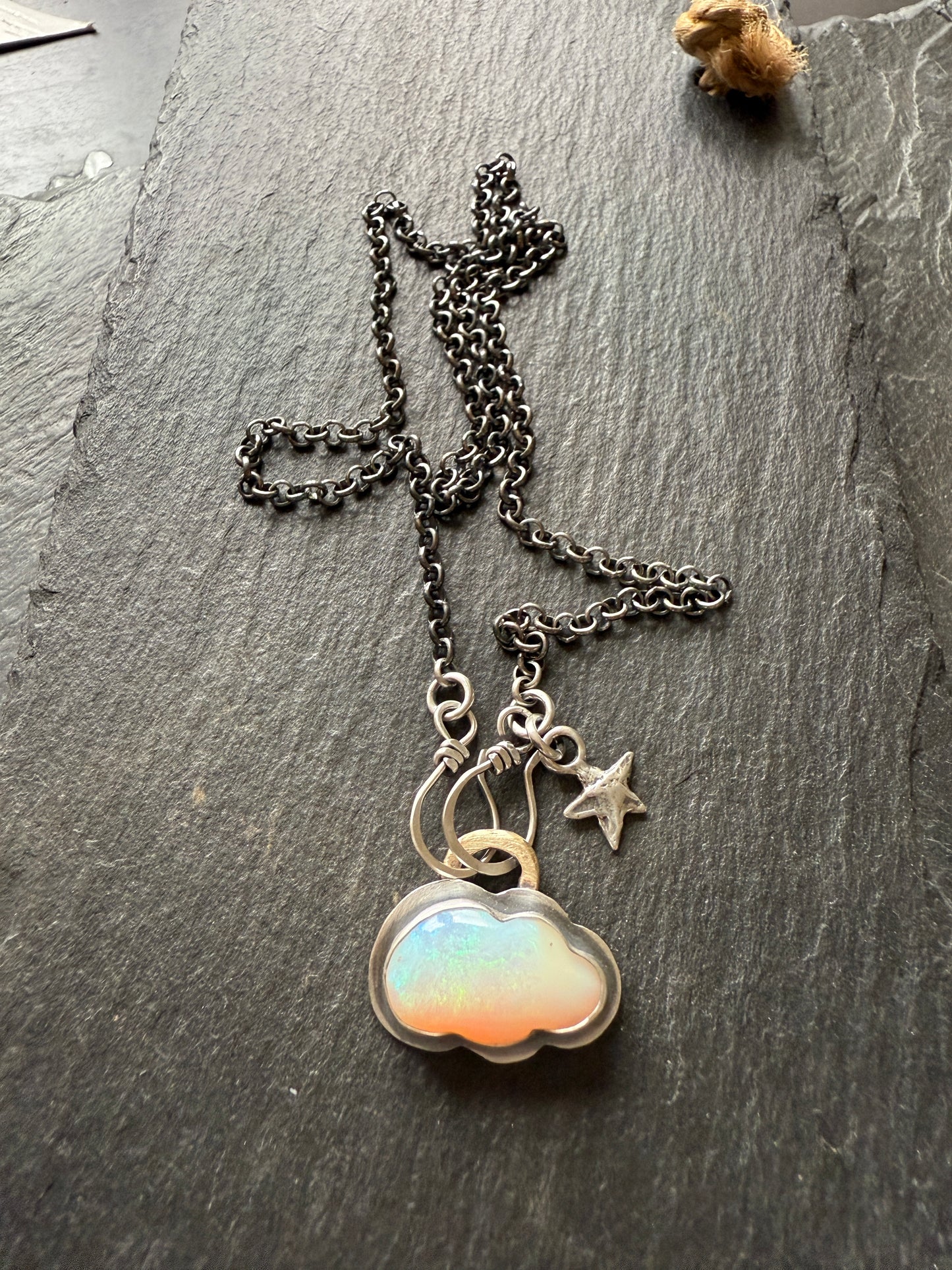 Opal Cloud Necklace