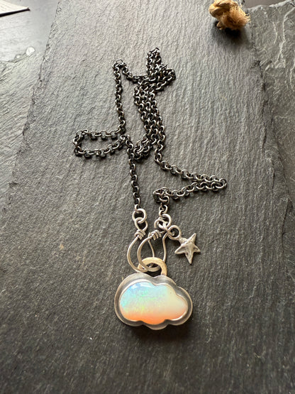 Opal Cloud Necklace