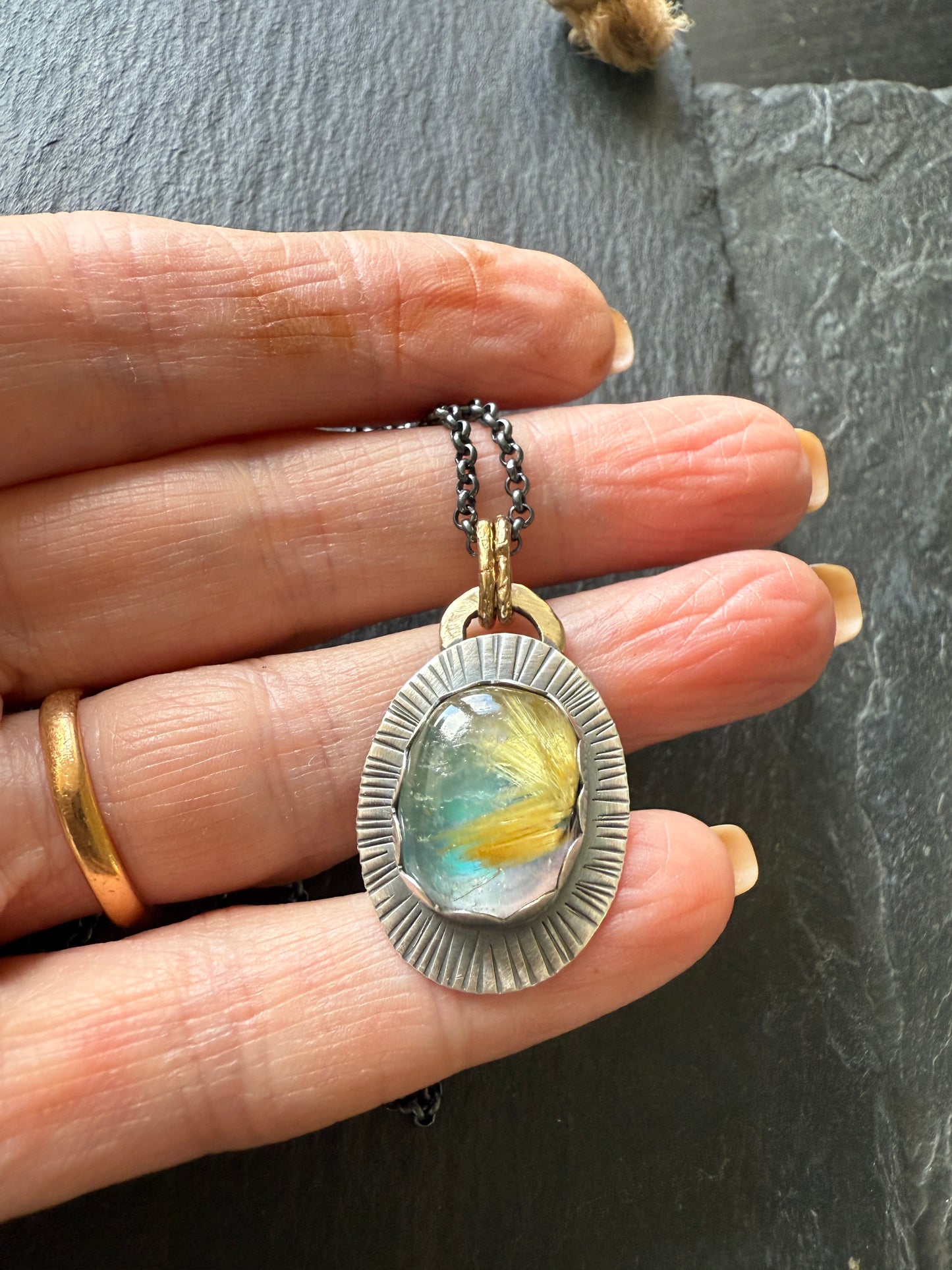 Rutile Quartz Necklace