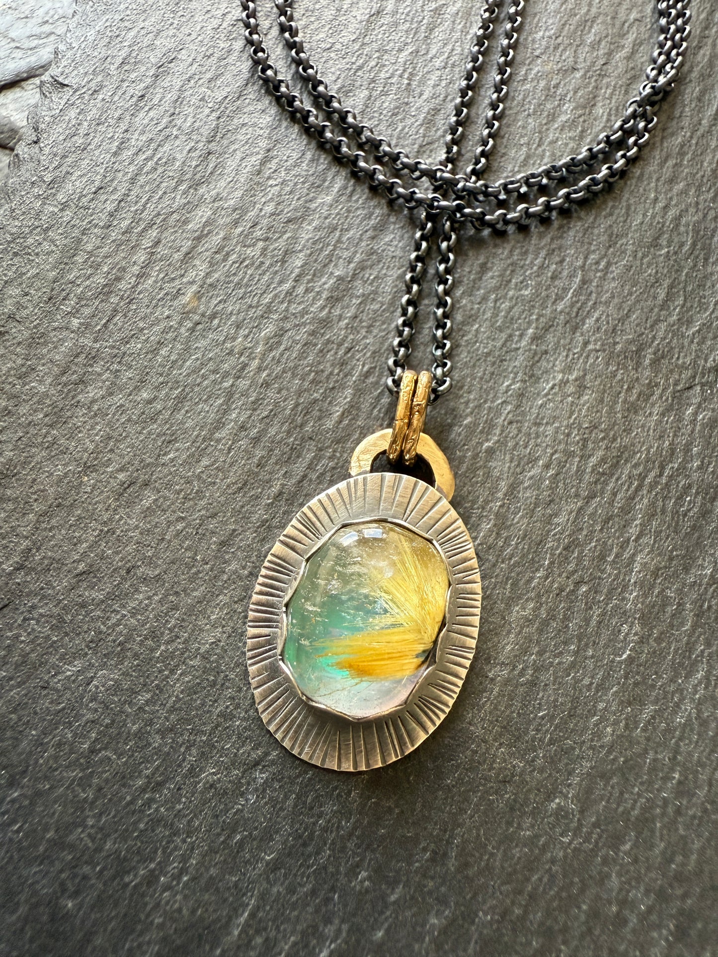 Rutile Quartz Necklace