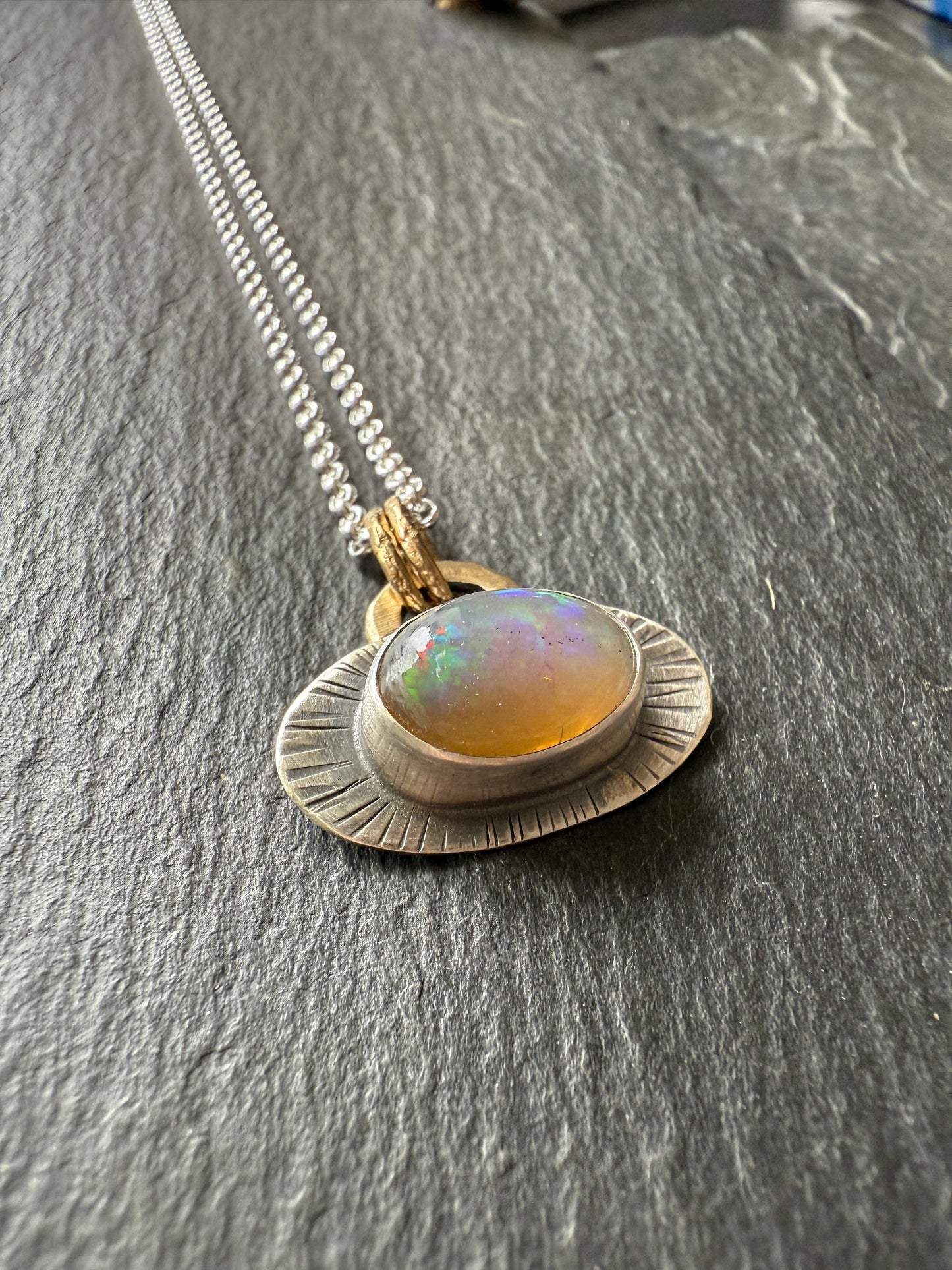 Ethiopian Opal Necklace