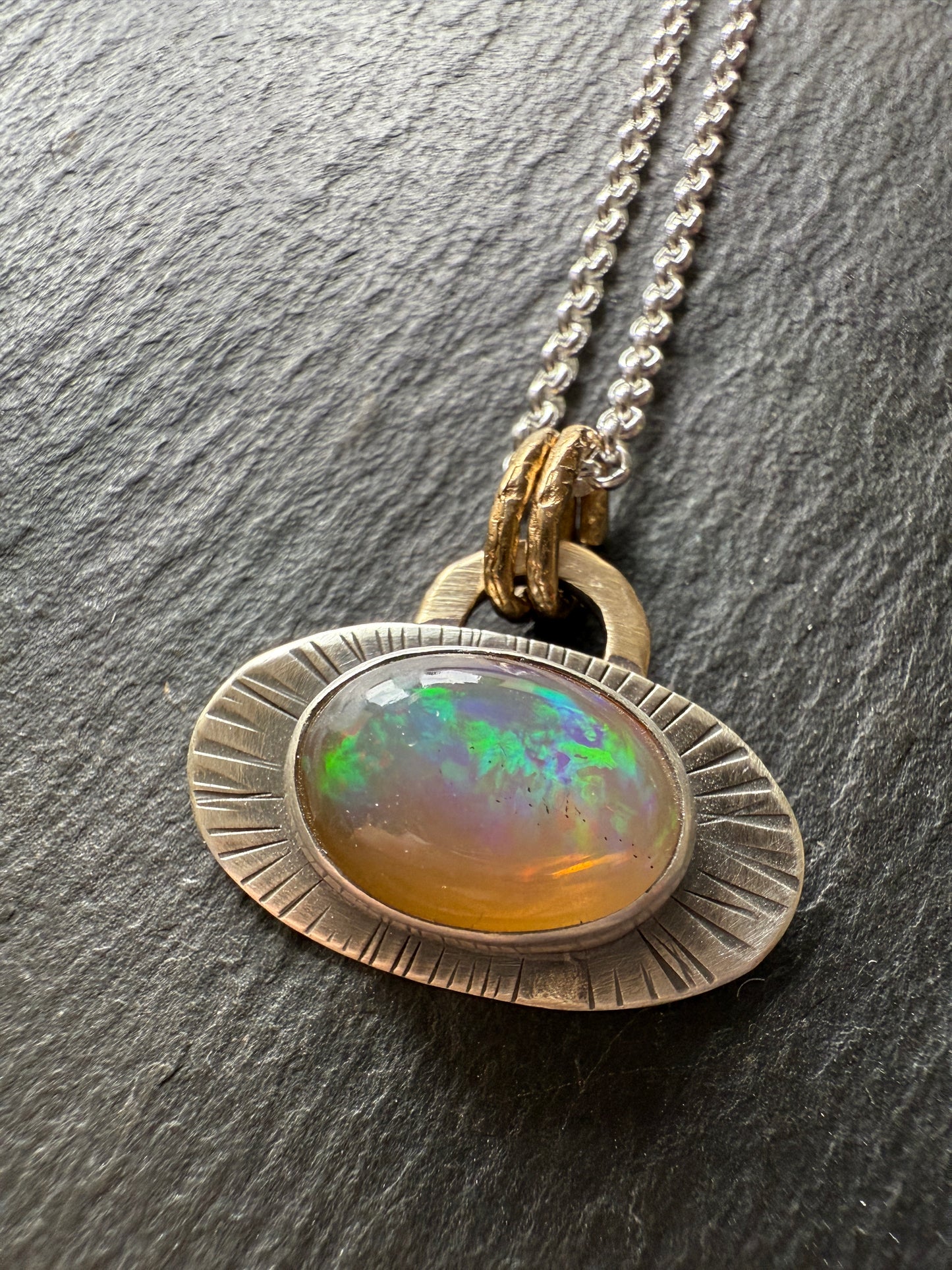 Ethiopian Opal Necklace